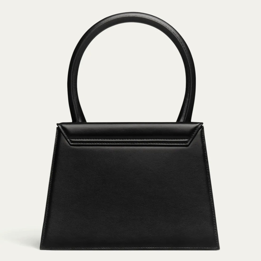 JACQUEMUS 'Le Grand Chiquito' Grand Black Leather Top Handle Bag - $975 - BNWT - Picture 8 of 8